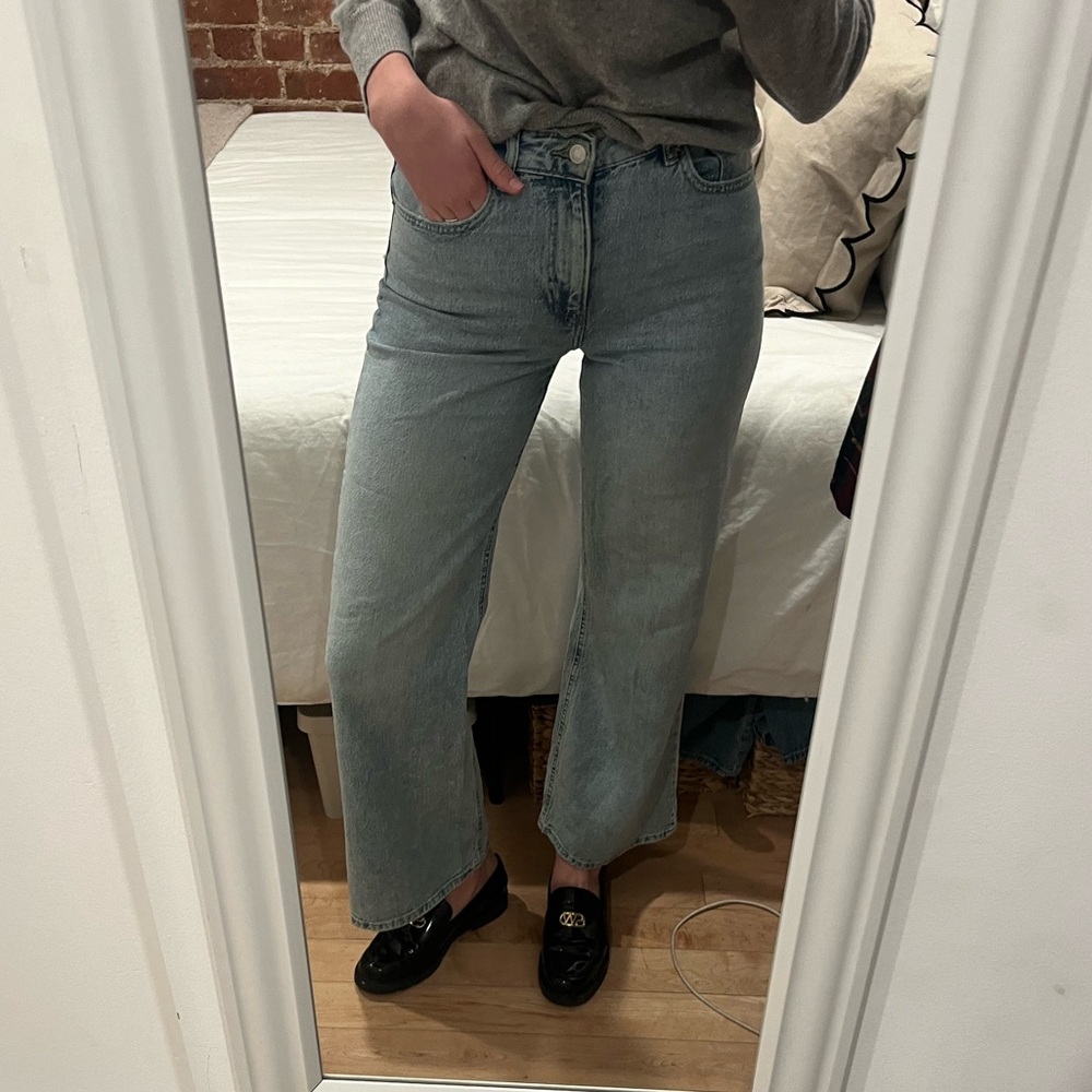 H&M wide leg jeans